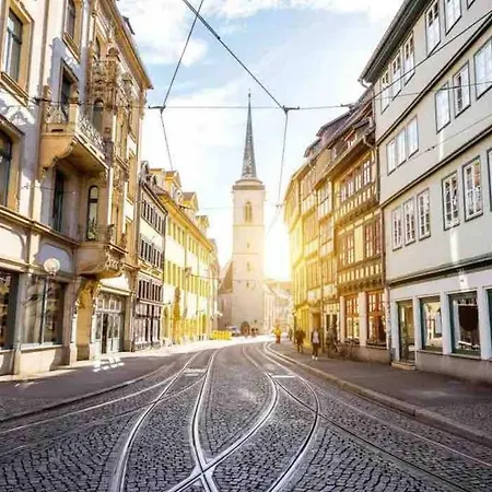 Erfbnb - 40qm Mit Kueche, Bad, Schlaf-wohnzimmer In Sued - Stadnah- Wlan Daire Erfurt